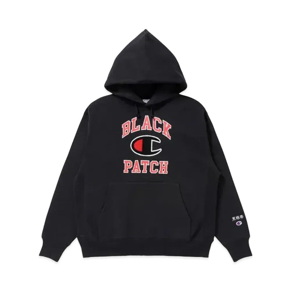 BlackEyePatch Champion Reverse Weave Hooded Sweatshirt "Black"