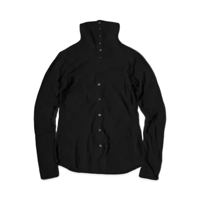 KAPITAL 18.5 / TENGU POST-DYED HEIT SHIRT "Black"