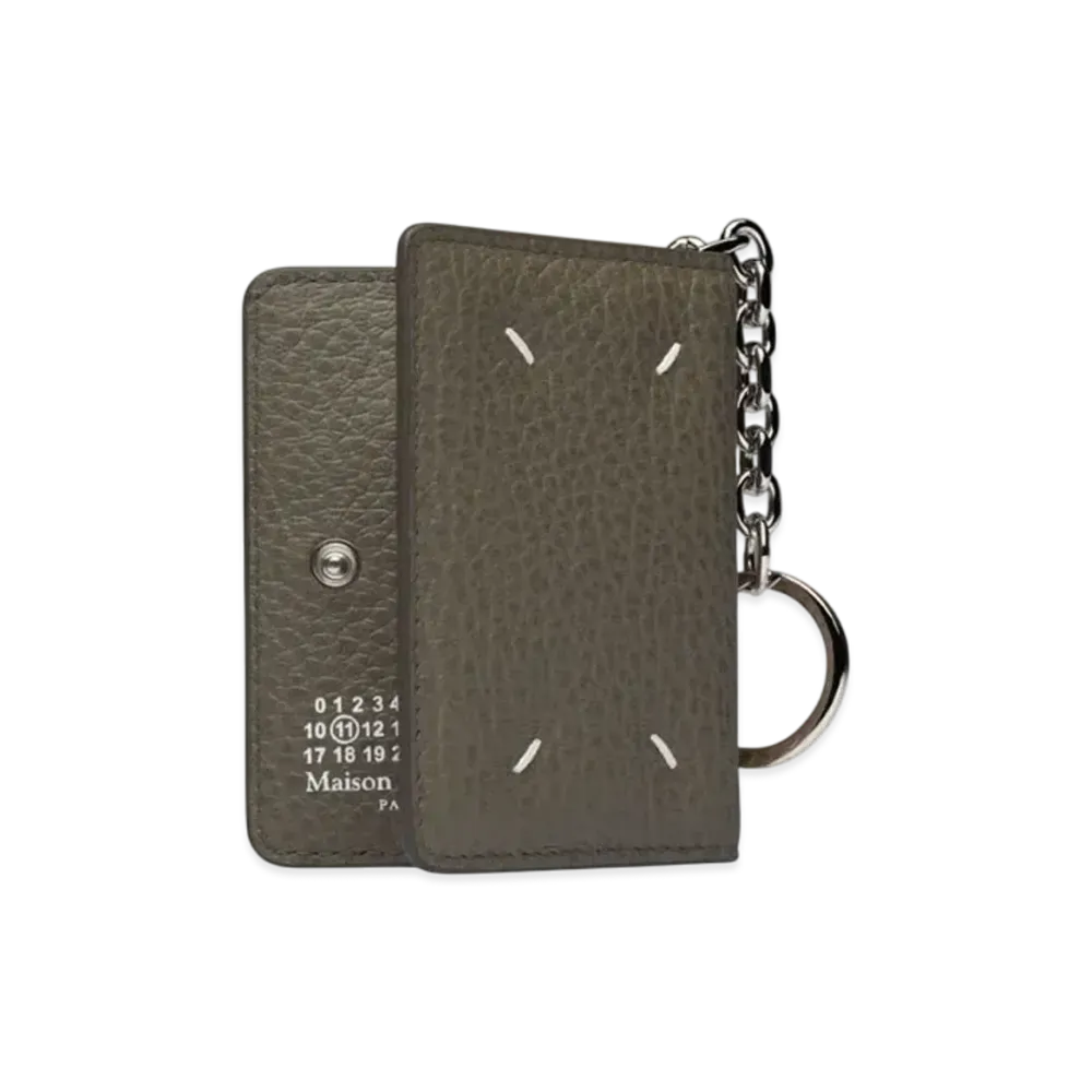 Maison Margiela Four Stitches Keyring Cardholder "Dark Gray"