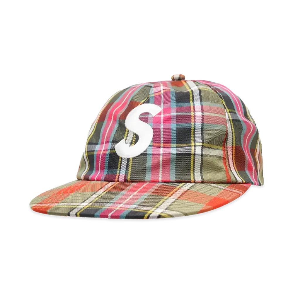 Supreme GORE-TEX S-Logo 6-Panel "Olive Plaid"