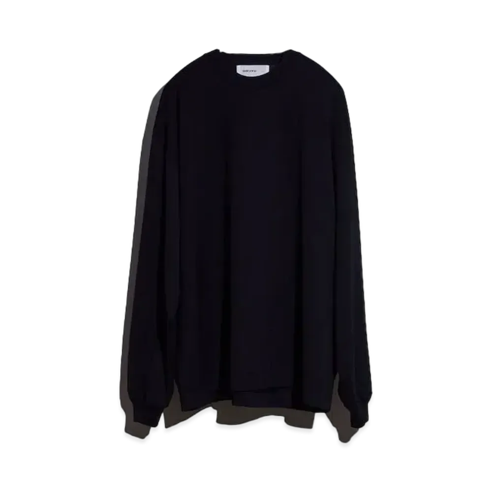 Everyone Cotton Long Sleeve T-Shirt "Black"