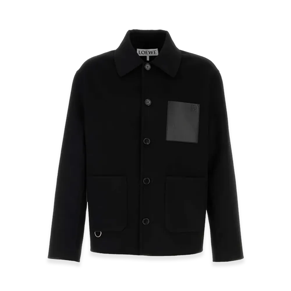LOEWE Wool Blend Jacket "Black"