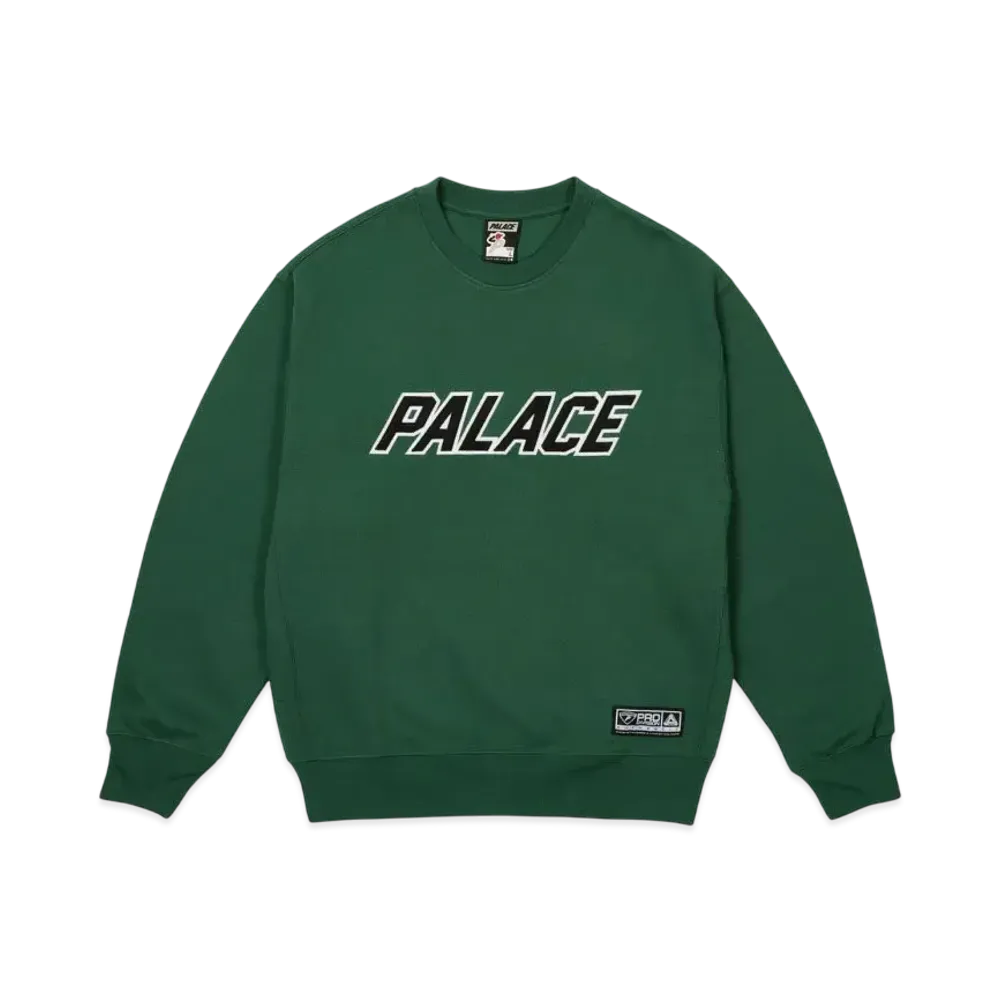 PALACE Applique Team Crew "Green"
