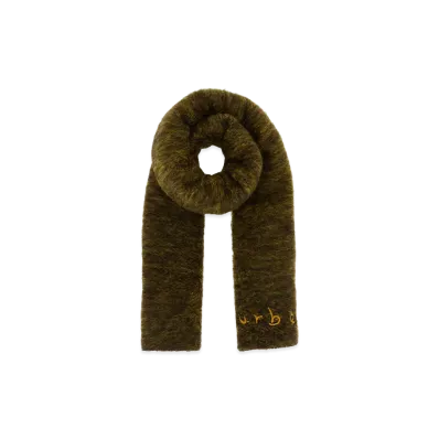 Burberry Two-Tone Alpaca Blend Scarf "Checked"