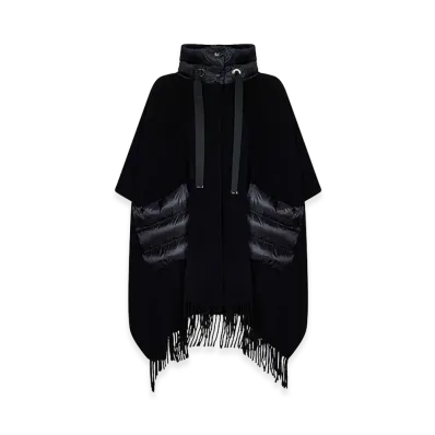 Herno Women's A-Shape Resort Ultralight Poncho "Black"