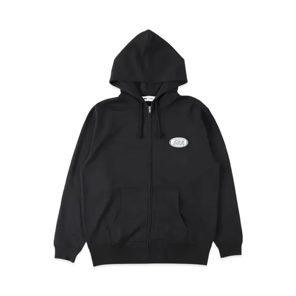 Yoshifuku Honoka x WIND AND SEA Full Zip Hoodie "Black"