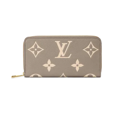 Louis Vuitton Zippy Wallet "Tourterelle Creme"