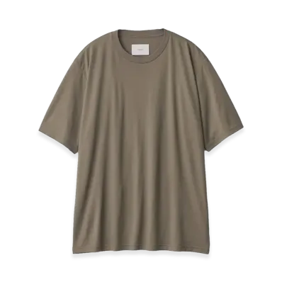 ssstein Fine Wool Oversized Short Sleeve Tee "Khaki"
