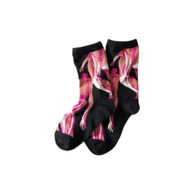 graniph x Attack On Titan Super Giant Middle Socks "Black"