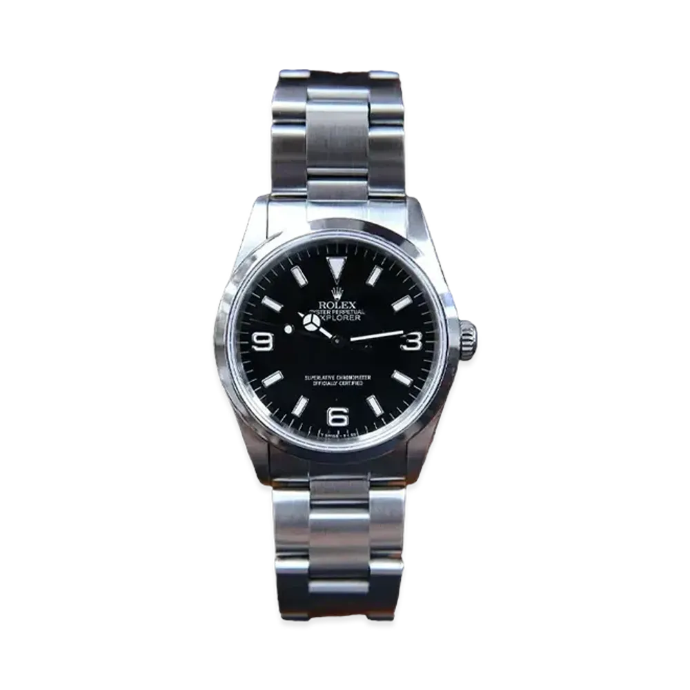 ROLEX Explorer I "Black/Stainless Steel"