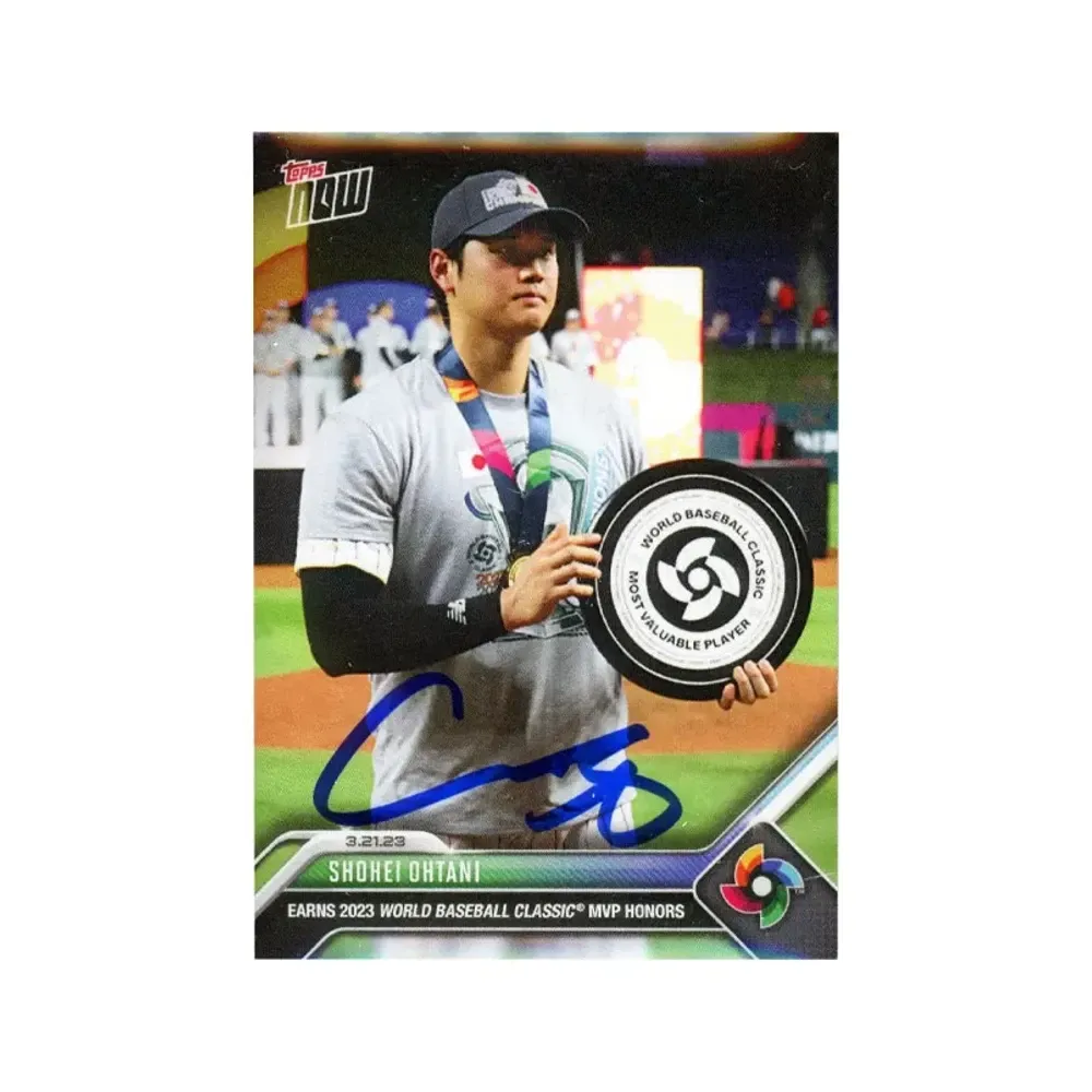 大谷翔平 直筆サイン入り [WBC73](2023 トップスナウ)