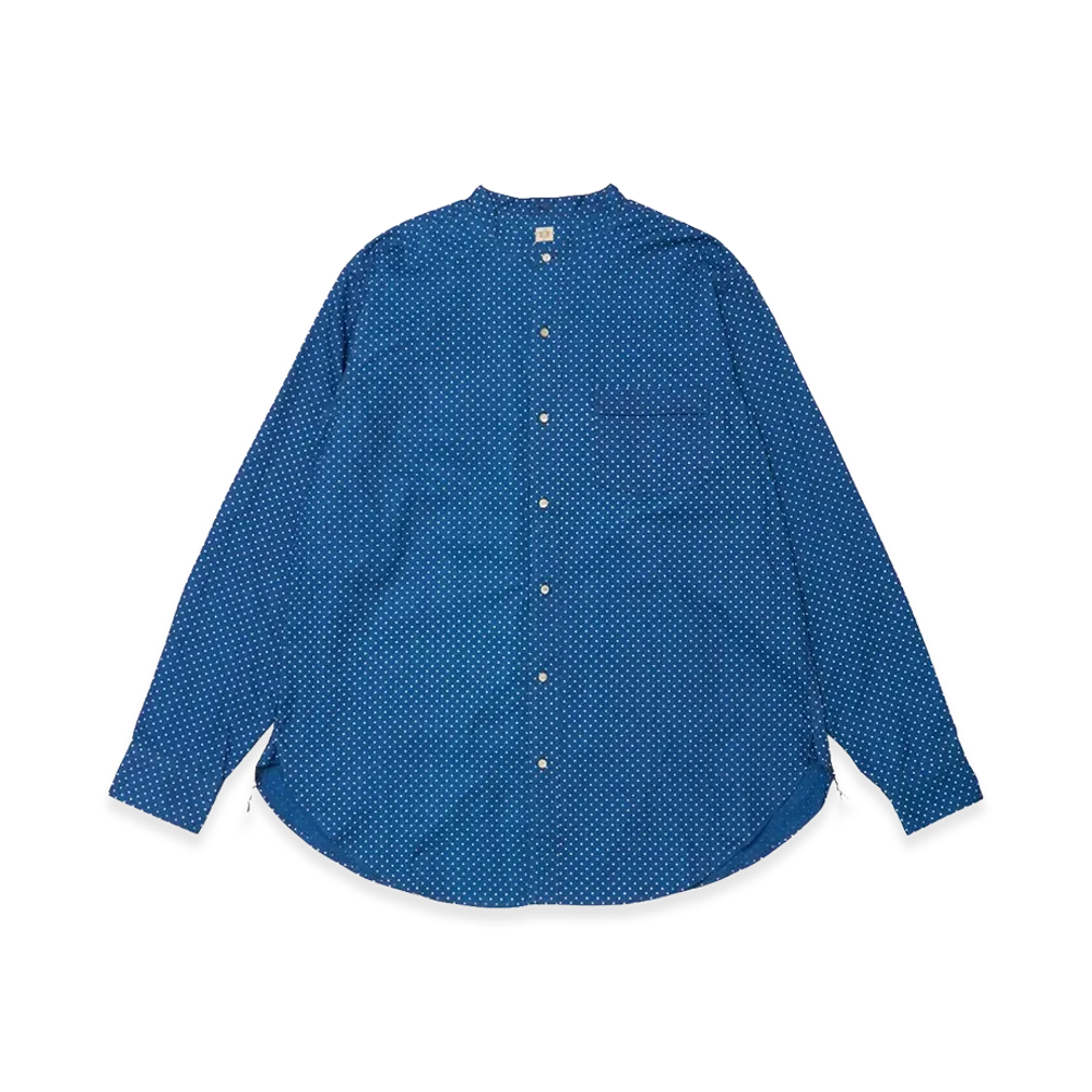 T.T Taiga Takahashi Lot.104 Band Collar Shirt "Indigo"