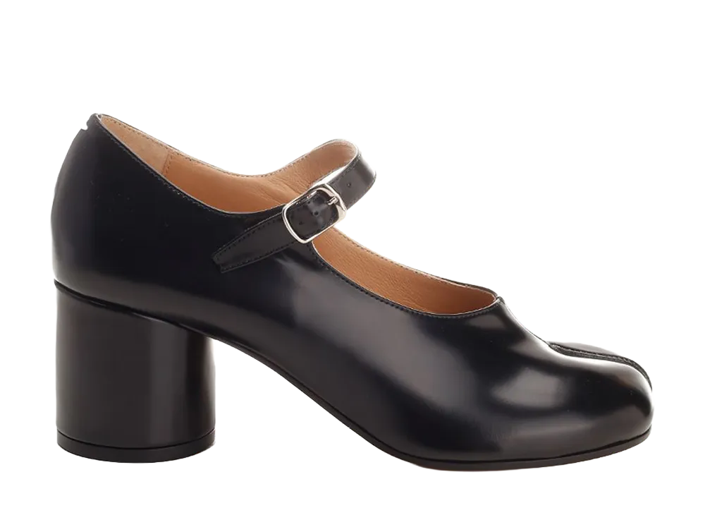 Maison Margiela Women's Tabi Mary-Jane Heels "Black"