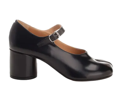 Maison Margiela Women's Tabi Mary-Jane Heels "Black"