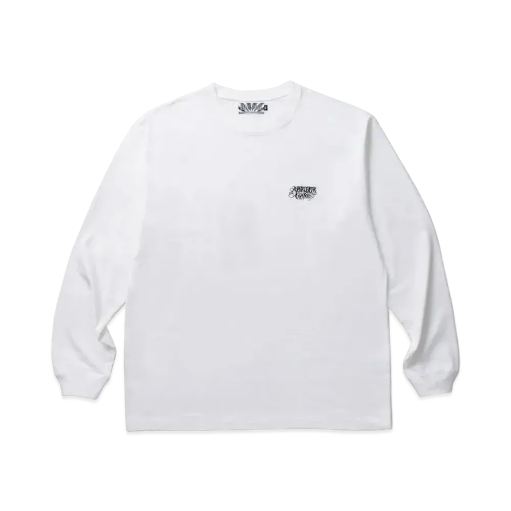 APHRODITEGANG Classic Logo Embroidery L/S Tee "White"