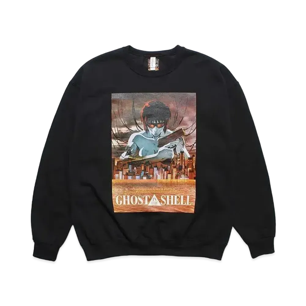 WACKO MARIA Ghost In The Shell / Sweat Shirt "Black"