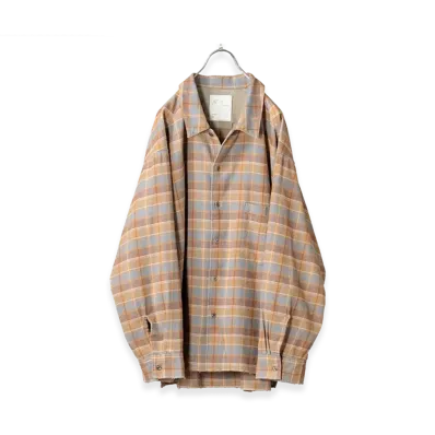 ANCELLM Nel Check Shirt "Pattern A"