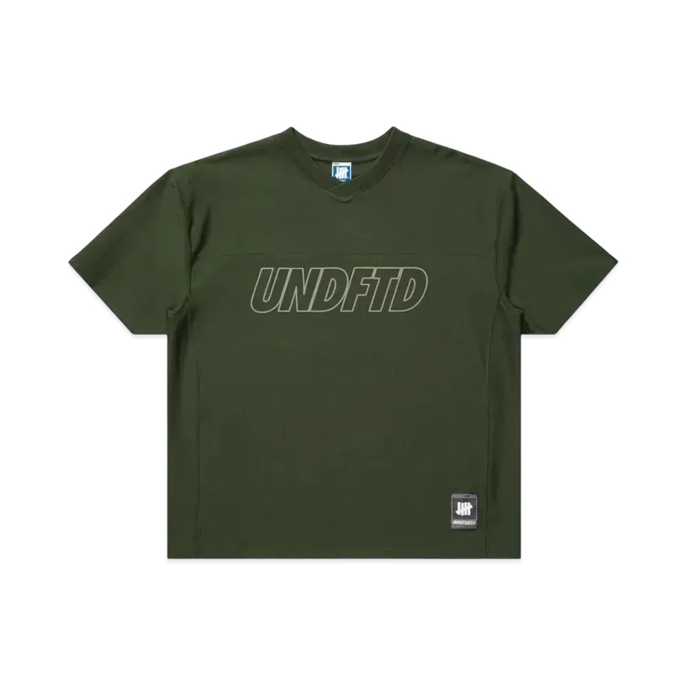 UNDEFEATED Outline S/S Football Jersey "Green"