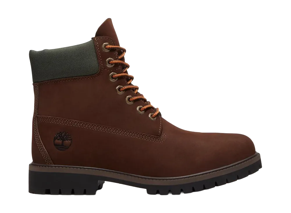 Timberland Heritage 6-Inch Waterproof Boots "Dark Brown"