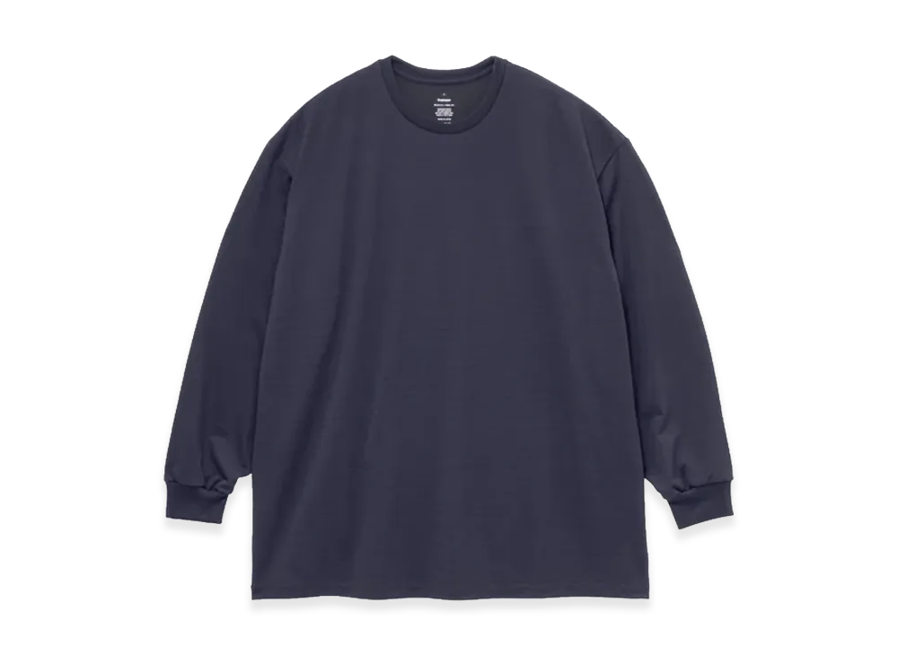 Graphpaper Wool Cordura L/S Tee "Navy"