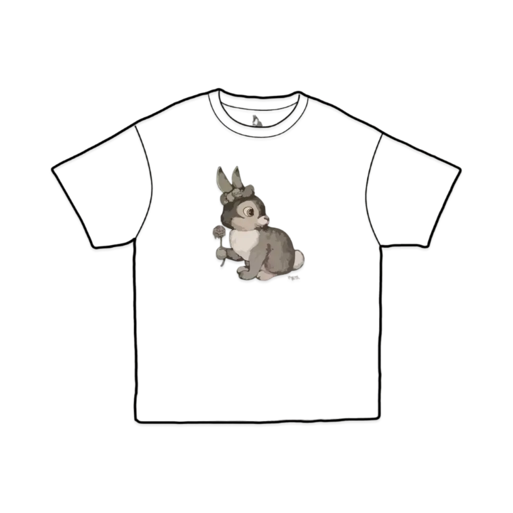 Disney x Yuko Higuchi Thumper Short sleeve T-shirt "White"