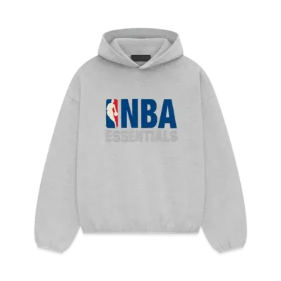 FEAR OF GOD ESSENTIALS x NBA Hoodie "Light Heather"