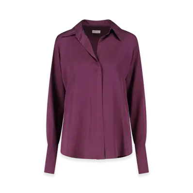 DRIES VAN NOTEN Women's Viscose Shirt "Purple"