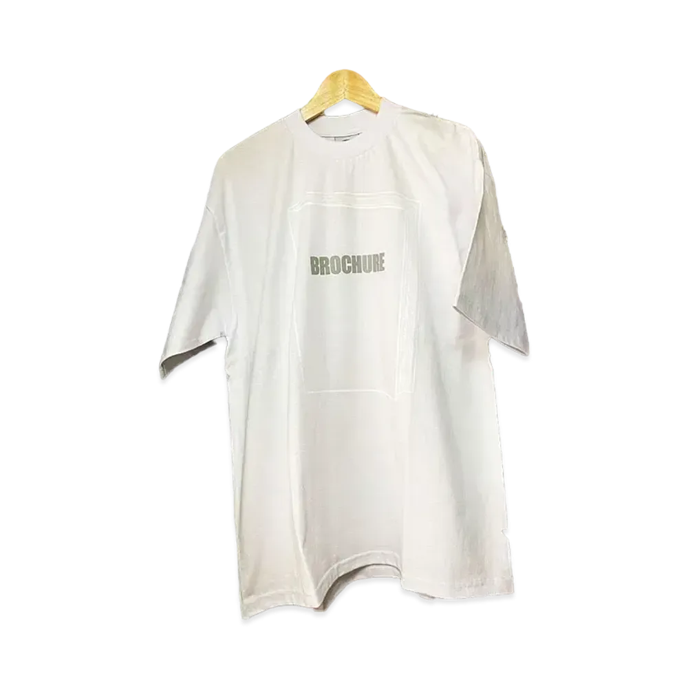 BROCHURE Book Logo Tee "White"