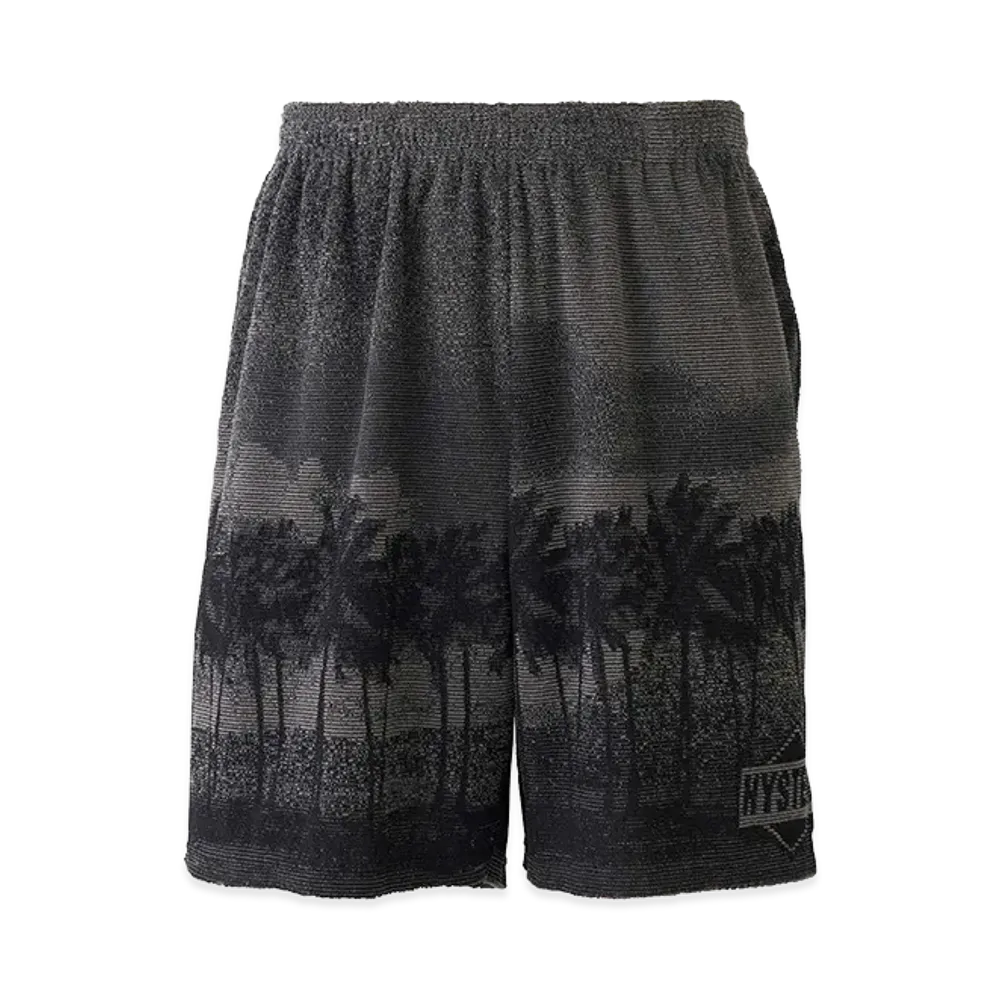 HYSTERIC GLAMOUR Thrills And Delights Jacquard Shorts "Gray"