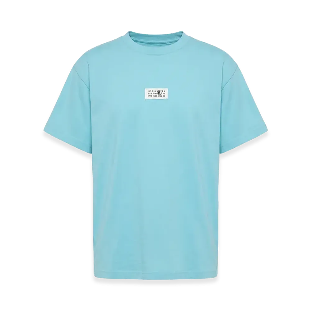 MM6 Maison Margiela Numeric Signature One-Point Logo Short Sleeve T-Shirt "Saxe"