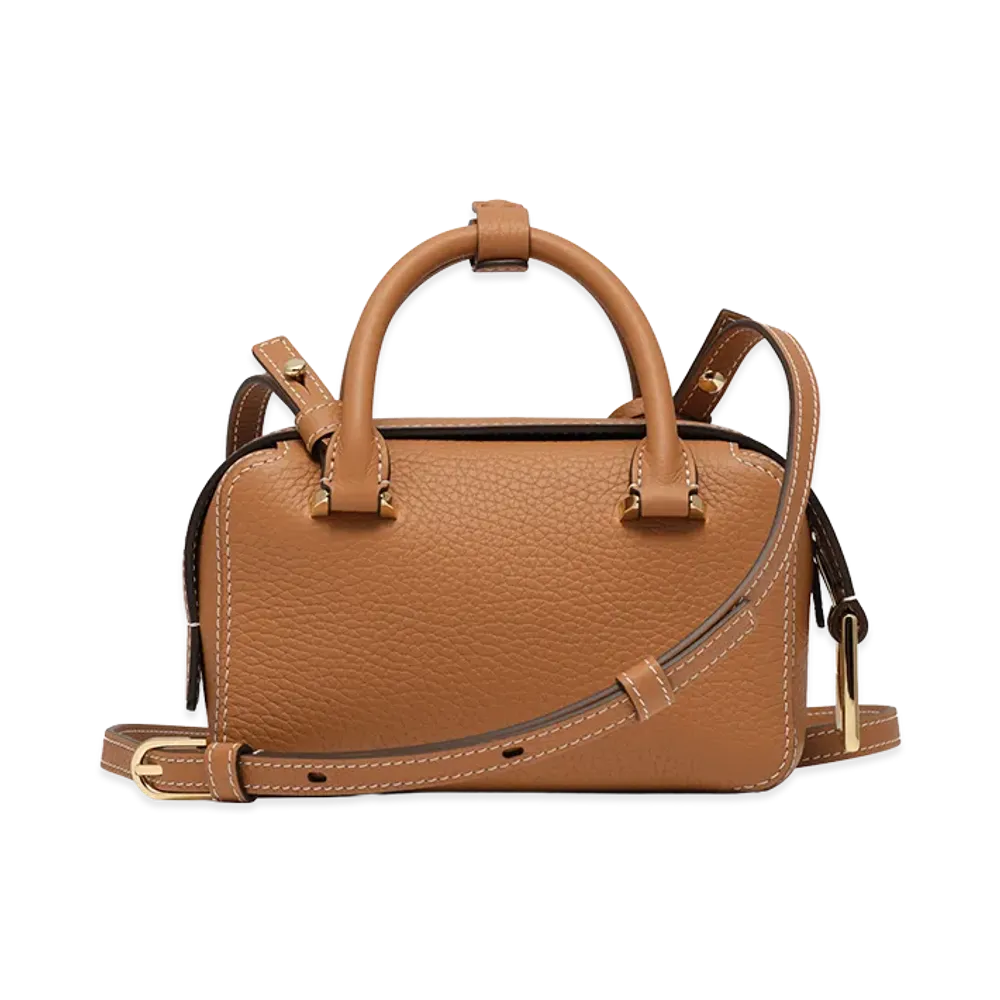 DELVAUX Cool Box Nano Taurillon Soft "Vegetal/Ivory"