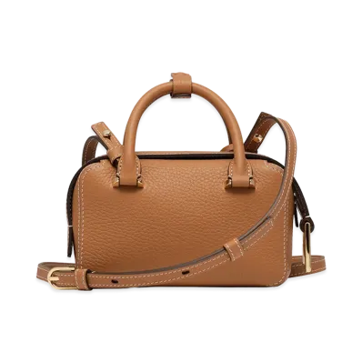 DELVAUX Cool Box Nano Taurillon Soft "Vegetal/Ivory"