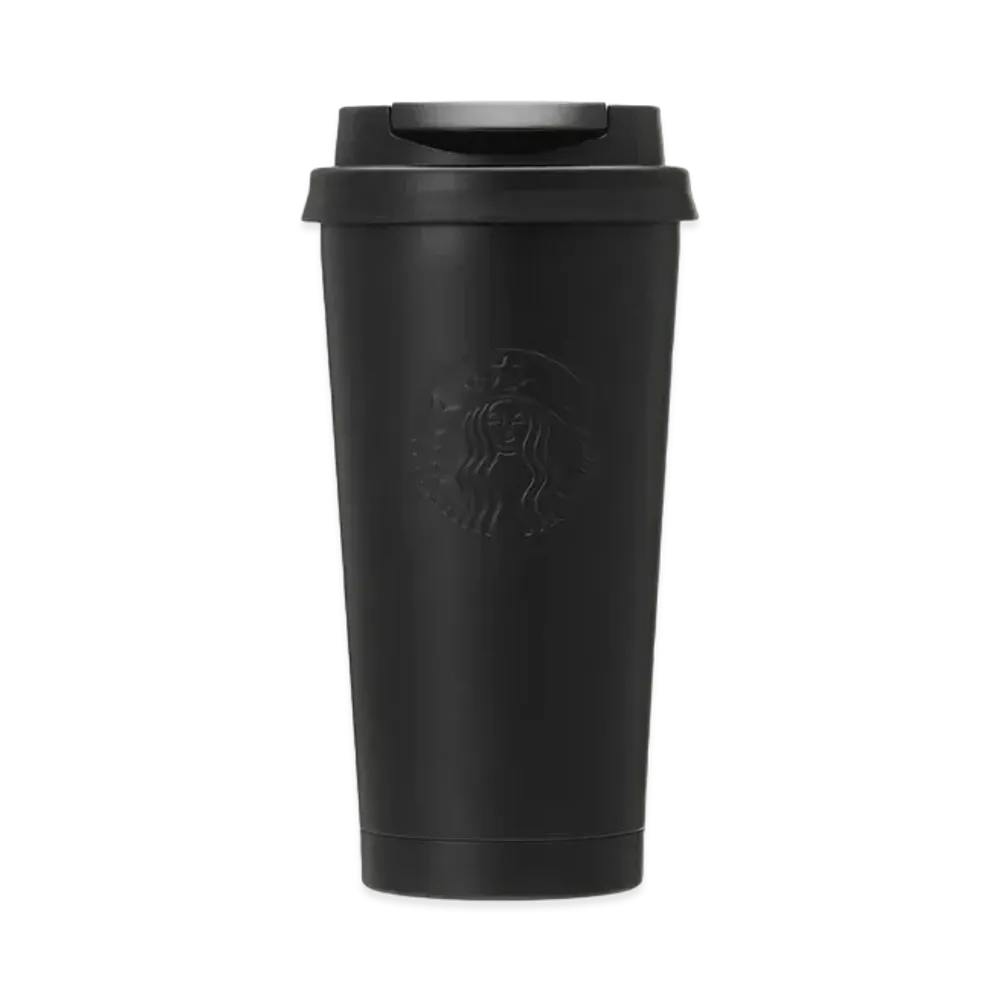 STARBUCKS Stainless Steel Togo Logo Tumbler Matte Black 473ml "Black"