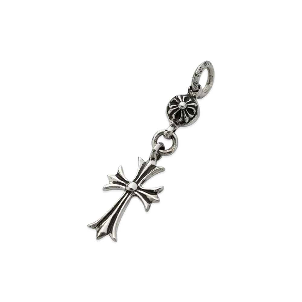 Chrome Hearts 1 Ball Tiny CH Cross Charm "Silver"