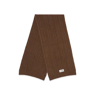 MM6 Maison Margiela Rib Scarf "Brown"
