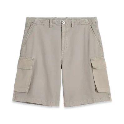 OUR LEGACY Mount Shorts "Stone Gravel Draping Canvas"