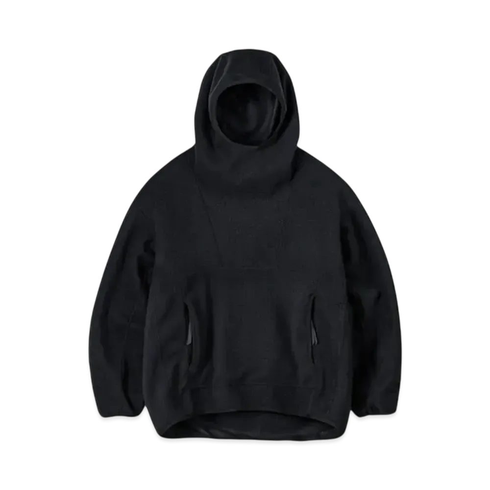 Graphpaper Micro Fleece Hoodie "Black"