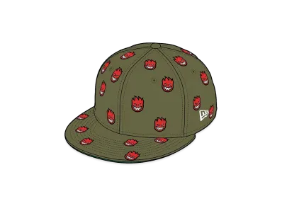 Supreme x Spitfire New Era "Olive"