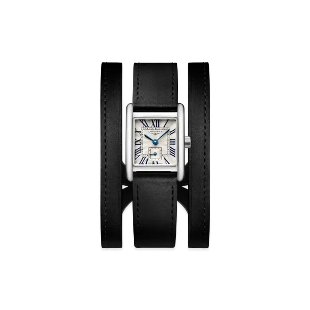 Longines Dolce Vita Mini 21.50 x 29mm "Stainless Steel/Black/Silver Franke" L5.200.4.71.0
