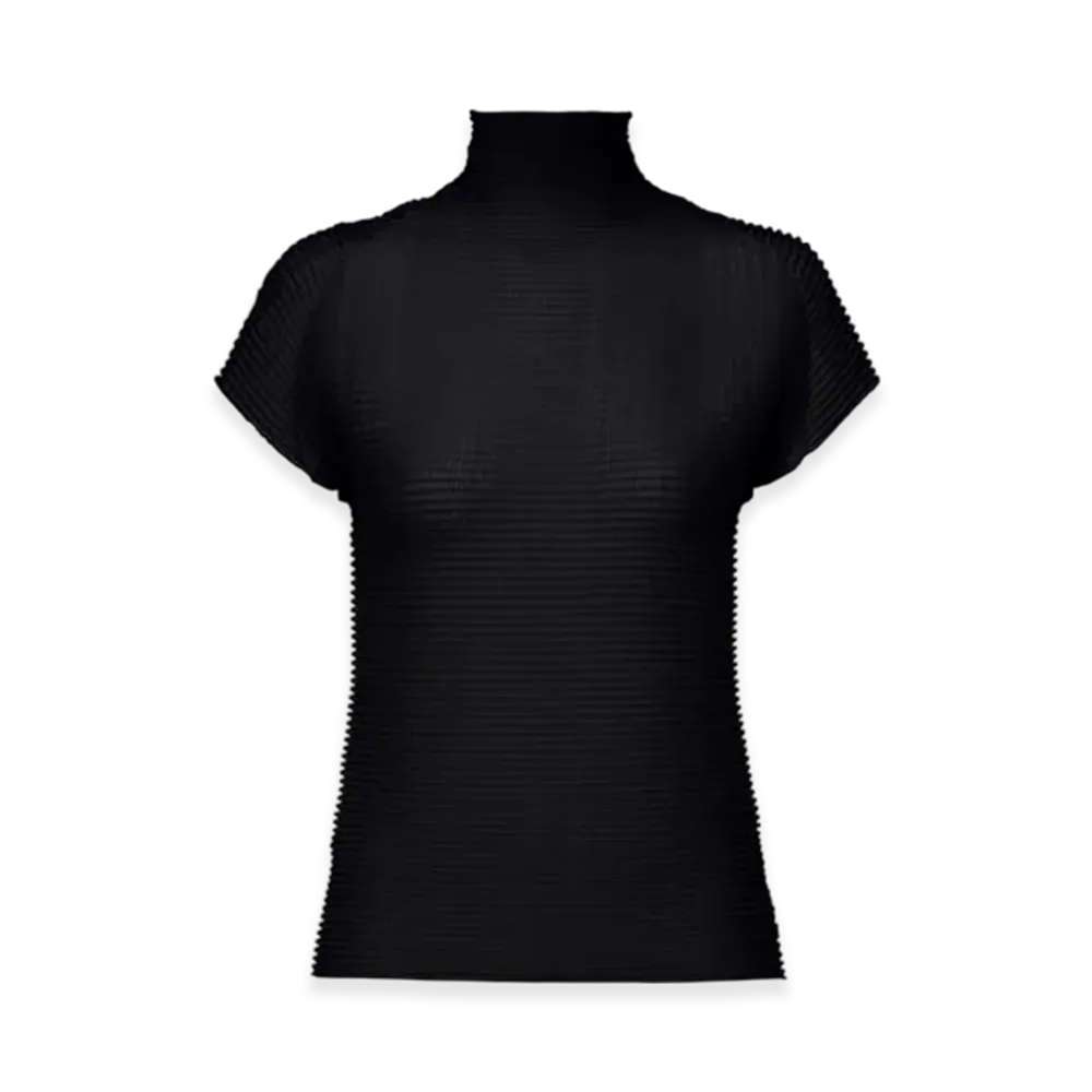 ISSEY MIYAKE Wooly Pleats BK/WT-56 "Black"