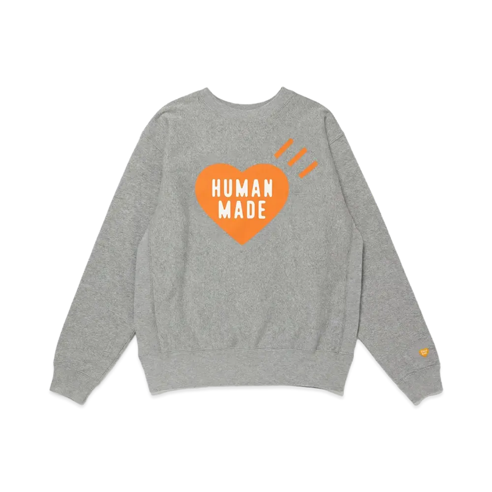 HUMAN MADE Stores Exclusive Heart Sweatshirt Shibuya Parco "Gray"