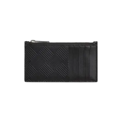 Bottega Veneta Zipped Card Holder "Black"