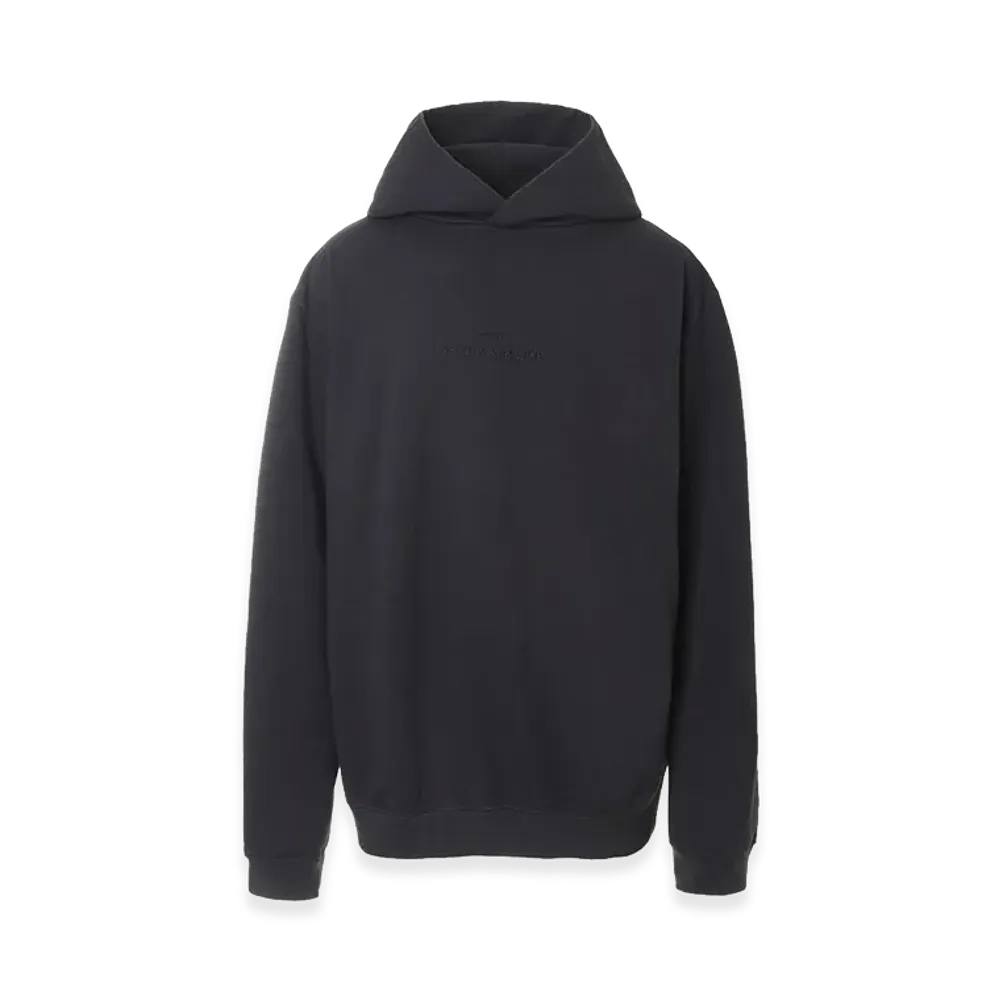 Maison Margiela Reverse Logo Embroidery Sweatshirt Hoodie "Black"