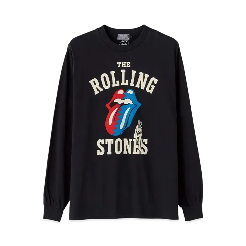 HYSTERIC GLAMOUR x THE ROLLING STONES Steel Wheels T-Shirt "Black"