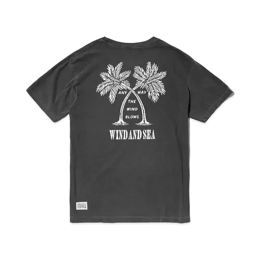 WIND AND SEA x modelab Palm Trees T-shirt "Black"