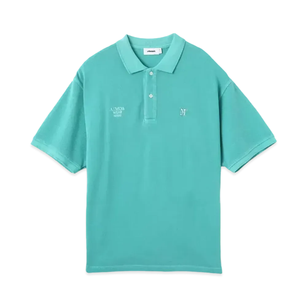 atmos Pigment Polo Shirt "Turquoise"