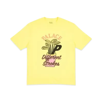 PALACE Dif Strokes T-Shirt "Light Yellow"