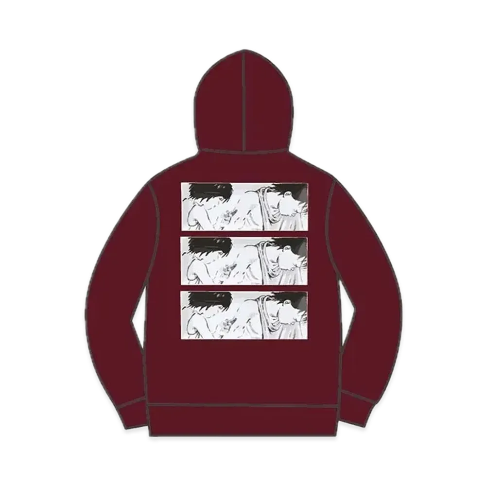 Supreme x AKIRA Syringe Zip Up Sweatshirt "Burgundy"