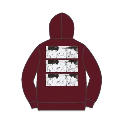 Supreme x AKIRA Syringe Zip Up Sweatshirt "Burgundy"