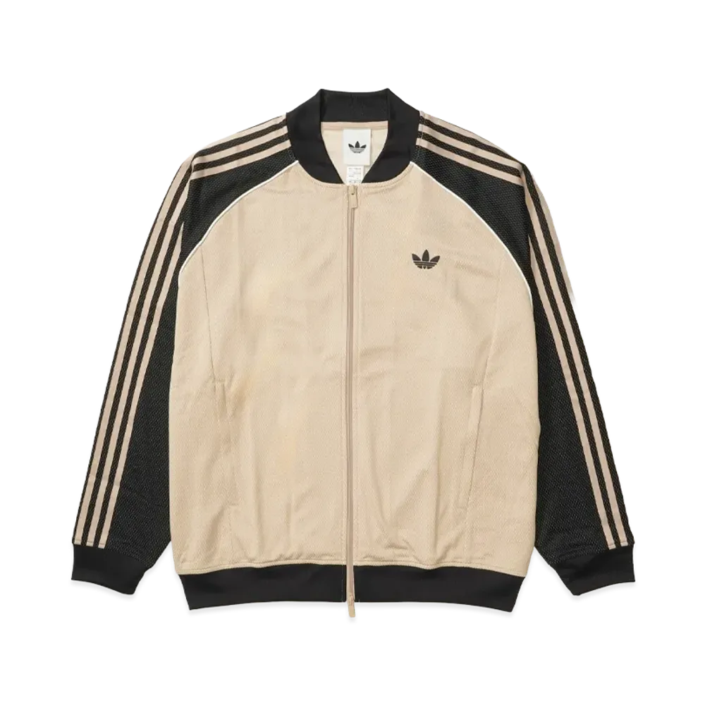adidas Originals Loose Mesh Track Top "Stone Khaki"